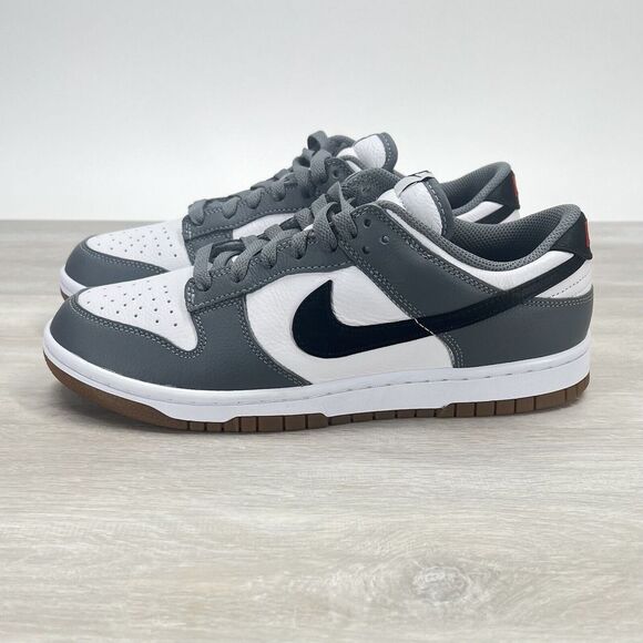 Nike Dunk Low By You Gray White Black Gum Bottom FN0569-900 New Mens Size 8.5 - Picture 2 of 12